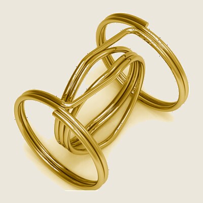 Gold chrome spring